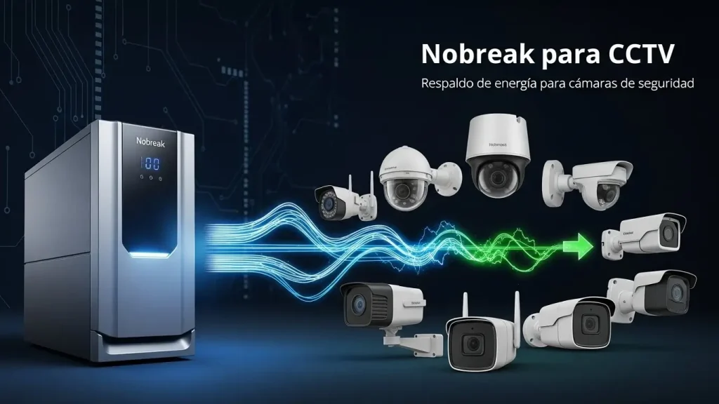 Nobreak para CCTV y cámaras de seguridad