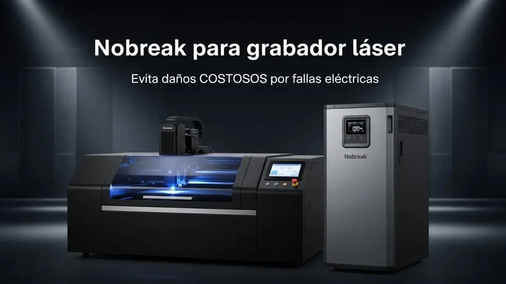 Nobreak para grabador láser y equipos láser industriales