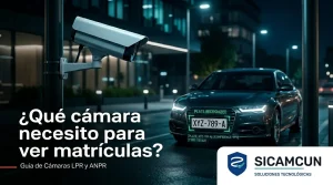 Qué cámara para ver placas vehiculares es la que necesito