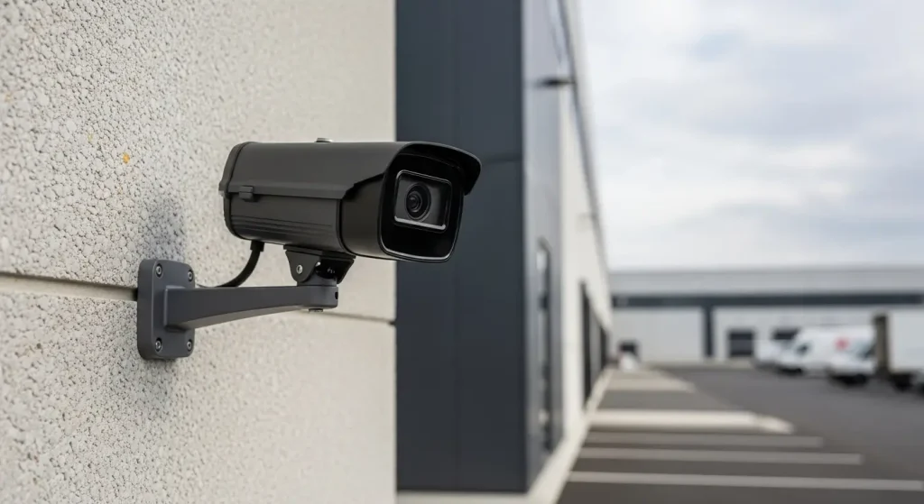 Componentes de un sistema de cámaras de seguridad profesional