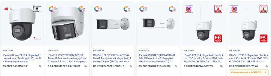 FlexVu Hikvision 2026: qué es, beneficios y tipos de cámara 4 Tipos de camaras FlexVu Hikvision