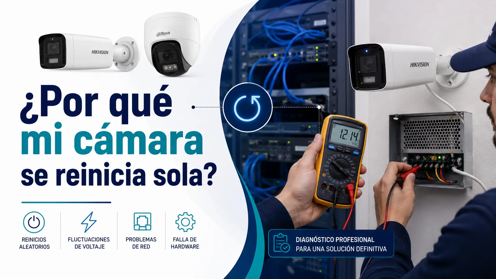 Blog 39 Cámara de seguridad se reinicia sola y posibles causas de la falla