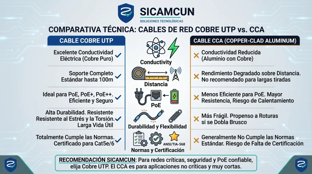 comparacion entre cable utp cobre vs cca