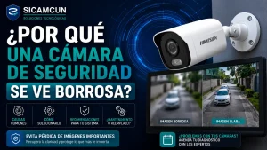 porque una cámara de seguridad se ve borrosa